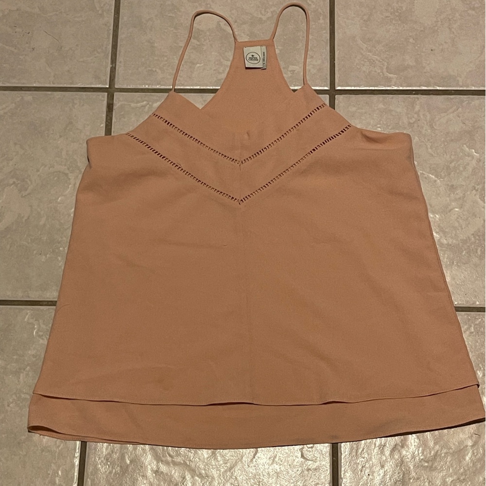 Paper‎ Crane Peach Sleeveless Top Size Small